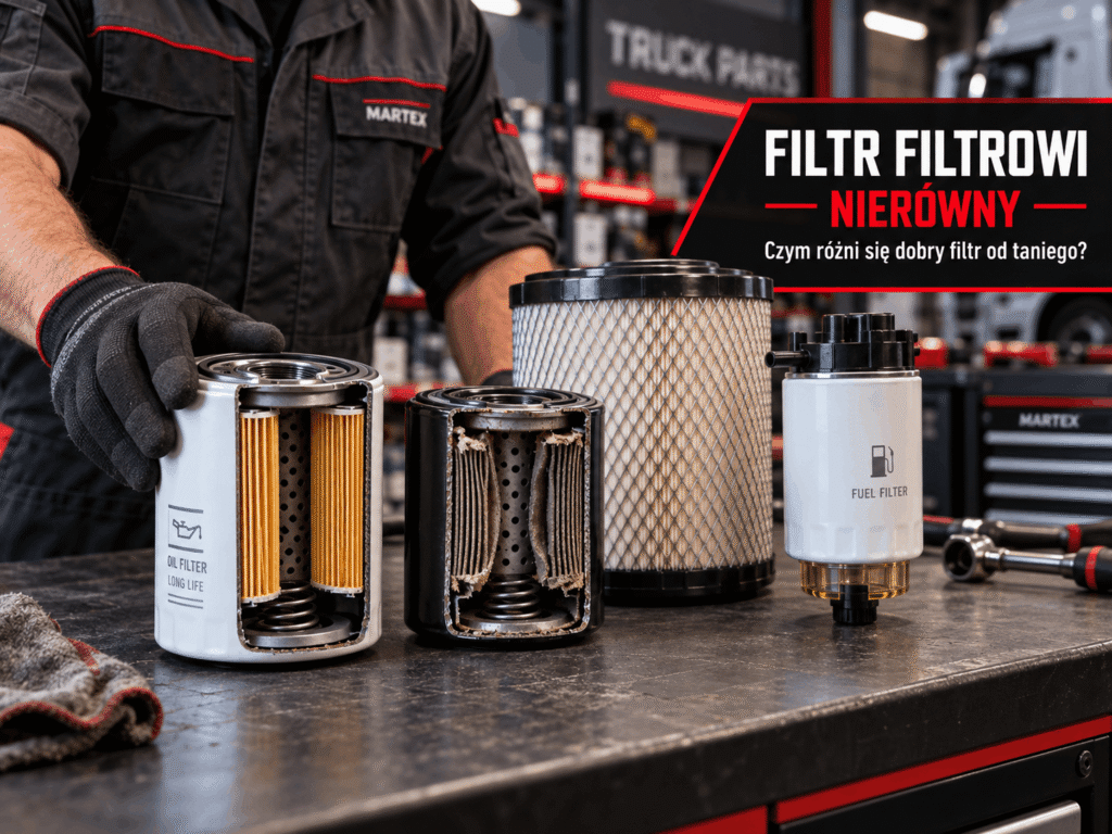 Filtry do ciężarówki – porównanie filtrów oleju paliwa i powietrza
